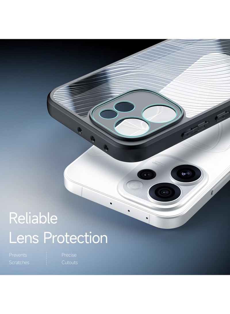 general Protective Case Compatible with OPPO Reno 15 Pro Max Sleek lines Matte frosted transparent back cover Anti-fingerprint PC+TPU shockproof protective case - Image 3